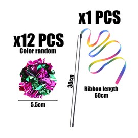 HDGSAFD 12 Cat Toys Outdoor 1 Funny Cat Stick Swing Ball Cat Toy Pet Touch Ball Funny Cat Bouncy Ball Pet Toy Accessories