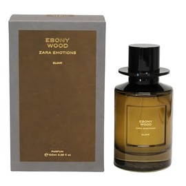 Zara Emotions Ebony Wood Elixir Perfume for Men with Mocha Flower and Cedar Intense Long-Lasting Gourmand Fragrance by Jo Malone CBE Eau de Parfum 100ml (3.4 fl. oz.)