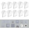 YSSZAM 10Pcs Transparent Wall Mounted Replacement Sticky Pads for Kitchen