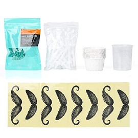 Kit de cera para la depilación de la nariz y cejas, Pelos sin dolor, Herramientas rápidas, Depilación nasal y facial, 1 unidad, Unisex