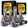 OXILAM 9005 9006 LED Bulbs, 900% High Brightness HB3 HB4