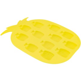 Pineapple Shaped Ice Cube Tray, Yellow - Fairly Odd Novelties - Funny Tropical Fruit Drink Ice Molds