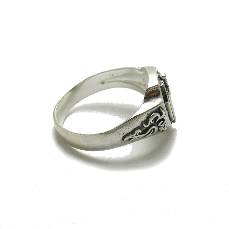 Sterling silver men's ring solid hallmarked 925 Sword R001787