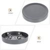 Plant with Easy Moving Caster Invisible Wheels, 9 Inch Round