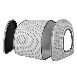 Cat Bed Cave House for Indoor Cats, Collapsible Cat House, Waterproof Cat Beds for Outdoor, Cat Hideaway for Kitten, Grey, 15 x 15 x16 Inches