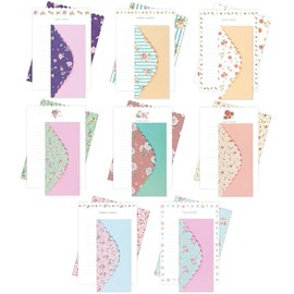 Mr. Pen - Juego de papel de escritura de papelería con sobres, 7.5 x 10.2 pulgadas, 32 hojas de cartas y 16 sobres, papel de carta imprimible suave pa