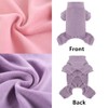 Fleece Dog Pajamas Turtleneck Thermal Dog Pjs Dog Jumpsuit Pet