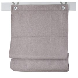 Kutti Dimout Roman Blind with Eyelets Brown Approx. 80 x 130 cm.