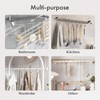 AmazerBath Shower Curtain Hooks, Nickel Shower Curtain Hooks Rust Proof,