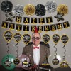 Retirement Party Decorations Banner Gifts - (22pack) Happy Retirement Gold