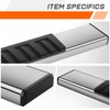 [Pair] 6 Inch Silver Stainless Steel Running Boards Side Steps