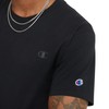 Champion mens Classic Jersey Tee Shirt, Black, Medium US