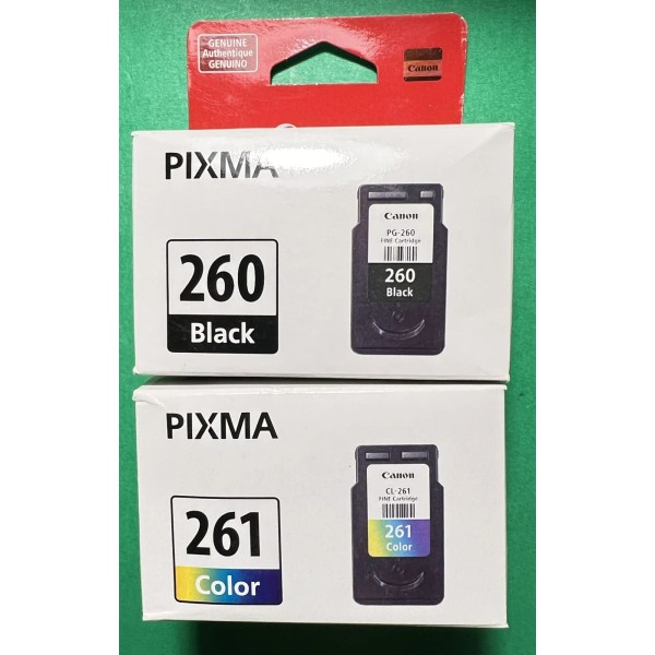 Canon Genuine Canon 260 261 Ink Cartridge Combo-For TS5320 6420