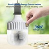 ZONE INDUSTRY CORP. LED Light Bulb, 5000 Lumens, 36W Equivalent,