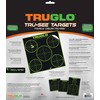 TRUGLO TRU-See 5-Bullseye Reactive Splatter Target, 12-Pack, Green