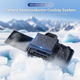 Camera Cooler Kit with Magnetic Rechargeable Battery,Semiconductor Quieter Cooling Fan for ZV-E10 II ZV-1 A7IV A7R5 A7S A6700 FX3 R5 Mark II R50V R50 R6 R7 R8 & More Camera Video Recording Overheating