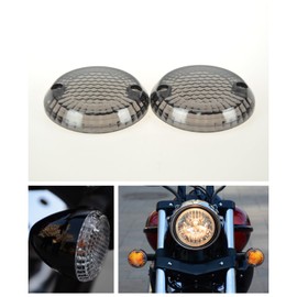 Fit for Yamaha 2014-2015-2016-2017-2018-2019 XVS950C ABS/Bolt/Bolt R-Spec ; 5PX-83312-10-00; Flasher Light Idicator Turn Signal Lamp Lens (Smoke)