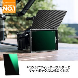 K&F Concept ND8+ND64 4"x5.65" Square Filter ND Filter Set with Light Reduction Adjustment Compatible with Tilta Matte Box SmallRig Matte Box 28-Layer Coating Waterproof Oil-Repellent Scratch-Resistant