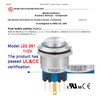 UL Certified 2PCS 22mm Push Button Switch Momentary High Round