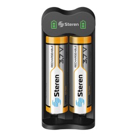 STEREN Cargador USB De Pilas Li-Ion Cilíndricas | Crg-261
