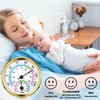 Weewooday 3 pcs Indoor Outdoor Thermometer Mini Temperature Humidity Hygrometer