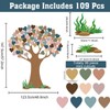 102 Pcs Boho Classroom Tree Bulletin Board Set with Heart