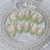 Dew Guava Homemade Nail Tips - Almond / 이슬 구아바