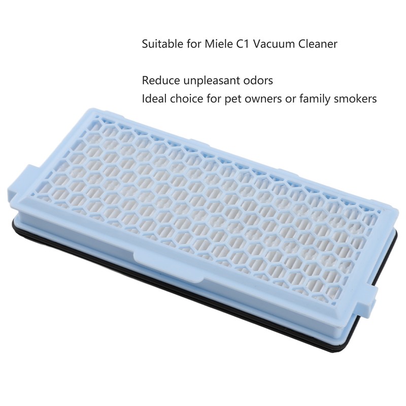 2Pcs Vacuum Cleaner Activated Carbon Filter Replacement for Miele C1