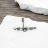 Micro Traders 20pcs 6x7# 28x25mm 44LBs Heavy Duty 3 Way