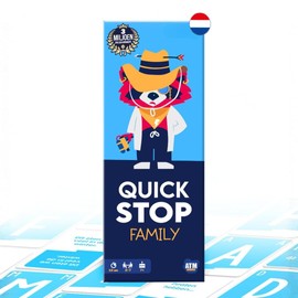QUICKSTOP FAMILY – mazzo di carte per bambini – perfetto per una serata accogliente con tutta la famiglia – 2 a 7 giocatori – vincitore del grande premio per giocattoli 2024 – dai 7 anni