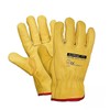 SupremeTTF 5 Pairs Yellow Leather Gloves HGV Drivers Hand Safety