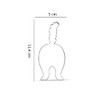 Keewah Cat Butt Cookie Cutter - 11.4 x 5 cm
