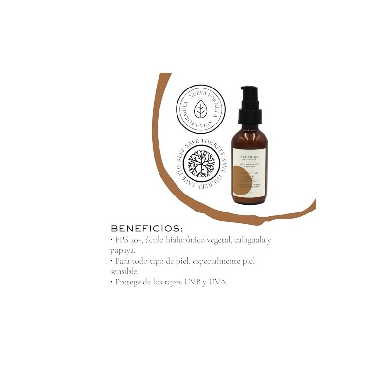 Remedios del Bosque Protector Solar Facial FPS30 Face Sunscreen SPF30
