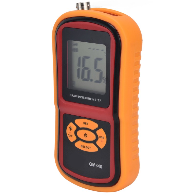 Digital Moisture Detector Portable Grain Moisture Meter LCD Hygrometer Humidity