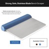 Misen Stainless Steel Bench Scraper - Versatile Food Scraper with