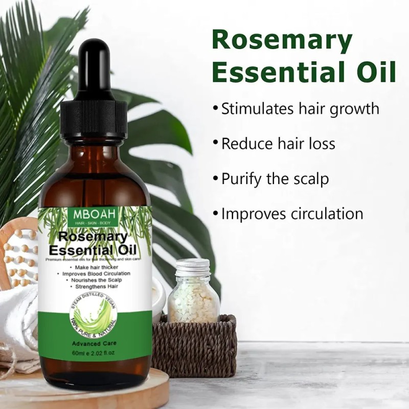 3pcs Romero Aceite Romero Para Cabello El Cuero Cabelludo