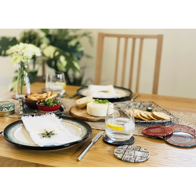 Totally Turkish – Patterned Drink Coasters Set of 6 –