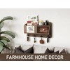 Rebee Vision Farmhouse Key and Mail Holder for Wall -