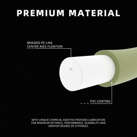 SF Weight Forward Fly Fishing Line Floating Welded Bow #Moss Green 100ft 5wt