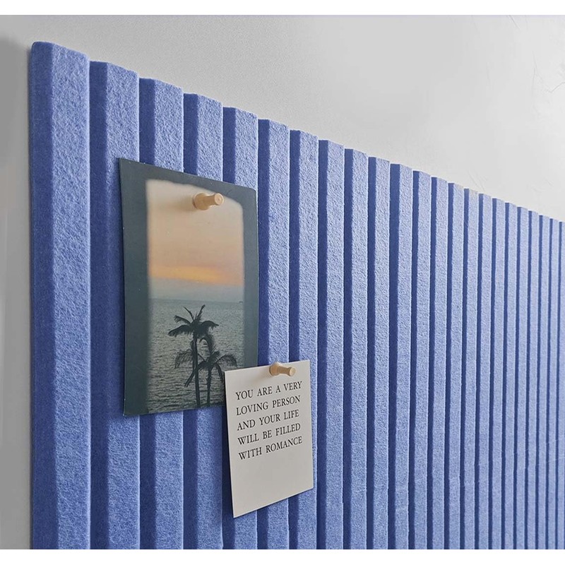 Large Cork Board for Office, 8 Pack Felt Wall Tiles