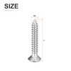 DTGN 100Pcs #8x1" Flat Head Wood Screws, 304 Stainless Steel