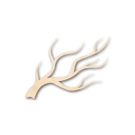 Unfinished Wood Tree Branch Shape Fall Winter Craft up to 46" DIY 6" / 1/8"