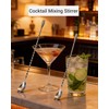 Goldelith Bar Spoon Set 10 Inch Stainless Steel Cocktail Mixing