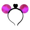 15 Diadema Orejas Mickey Luz Led Luminosa Fiesta Batucada