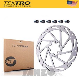 For Shimano TEKTRO Bike Disc Brake Rotor TR160/180 6 Bolt with Bolts Included US Stock - 180-52 With Retail Box