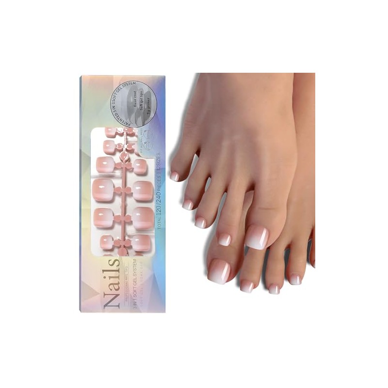 Genérico Sibomtex 120 Puntas de Gel para uñas de los