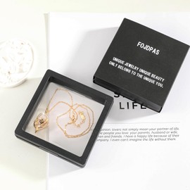 FOJDPAS 14K Gold Diamond Pendant Necklace for Women Charm Pendant Dainty Silver Gold Plated Rose Gold Perfect Gifts for Mom Sister Wife Christmas Heart Necklaces (gold)