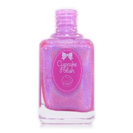 Cupcake Polish Chicago - purple pink holographic nail polish by Cupcake Polish