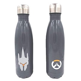 Surreal Entertainment Overwatch Reinhardt Insulated Stainless Steel 16 Ounce Water Bottle - Gray