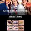 8Pcs Neon Liquid Eyeliner Waterproof Smudge Resistant Fluorescent Eyeliner for
